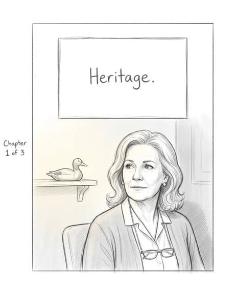 Chapter 1 of 3: Heritage. — single collector portrait